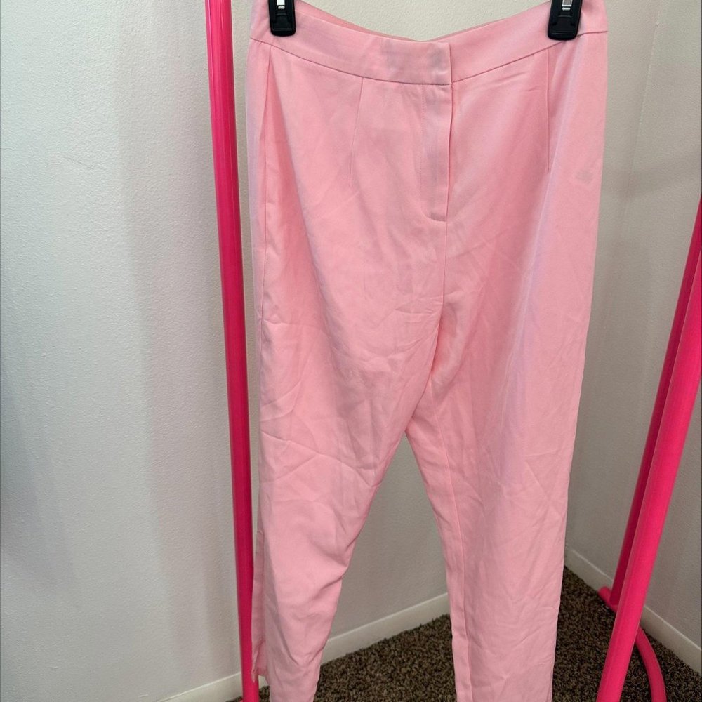 TOBI PINK HIGH WAISTED‎ TAPERED LEG PANTS - SIZE M
